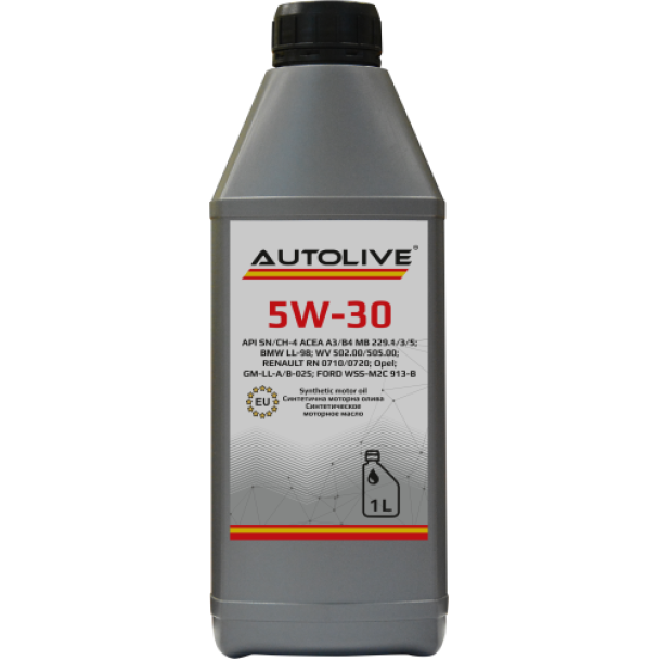 Синтетична моторна олива AUTOLIVE 5W-30