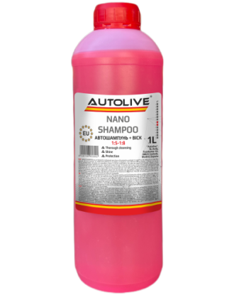 Шампунь для автомобіля з воском AUTOLIVE Nano Shampoo CONCENTRAT 1л