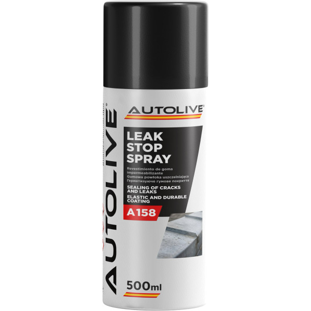 Герметизуюче гумове покриття AUTOLIVE A158 Leak Stop Spray 500 мл