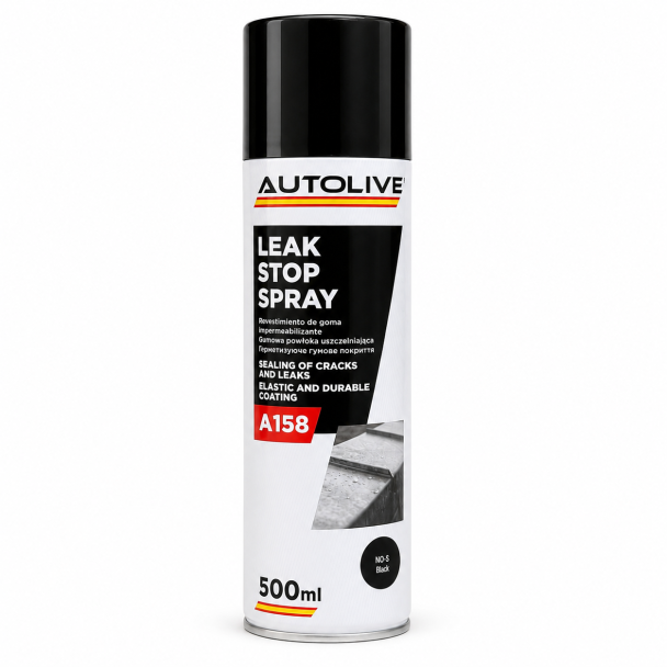 Герметизуюче гумове покриття AUTOLIVE A158 Leak Stop Spray 500 мл