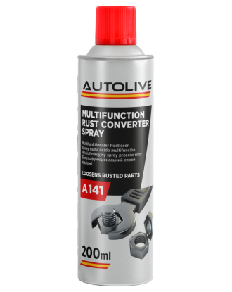 Багатофункціональний спрей від іржі AUTOLIVE A141 MULTIFUNCTION RUST CONVERTER SPRAY 200 мл