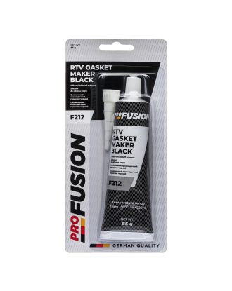 Герметик прокладочний чорний PROFUSION F212 RTV Gasket Maker Black 85 г