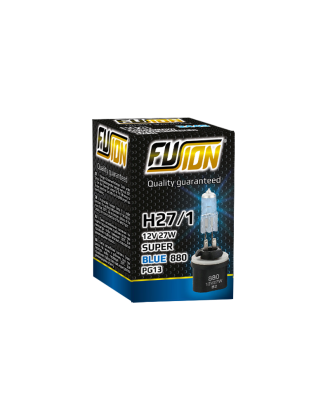 Лампа автомобільна FUSION F- 1227/1SB  H27/1 12V 27W SUPER BLUE 880