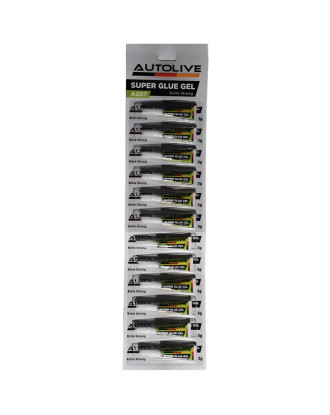 Супер клей гель AUTOLIVE A207 Super Glue Gel 3 г *12 шт/блістер